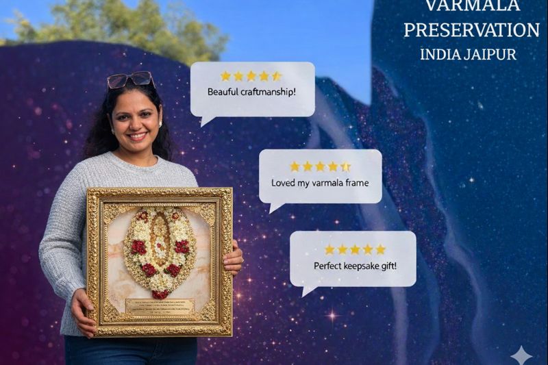 Happy Couples Reviewing Varmala Preservation Jaipur