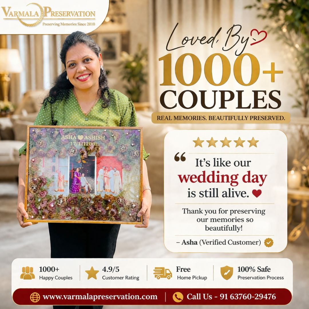 Happy Couples Reviewing Varmala Preservation Jaipur