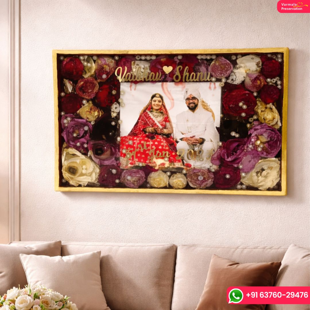 Full Varmala Preservation Frame