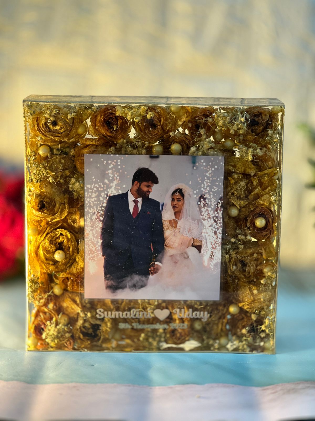 preserved-yellow-flowers-sagai-souvenir-customized