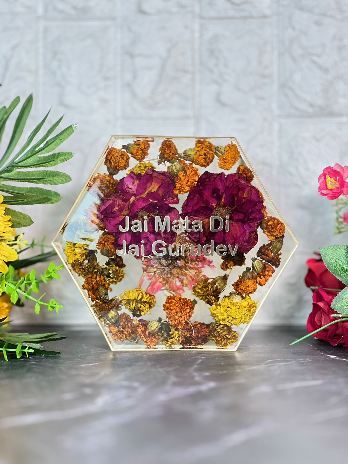 Hexagonal Divine Flower Preservation