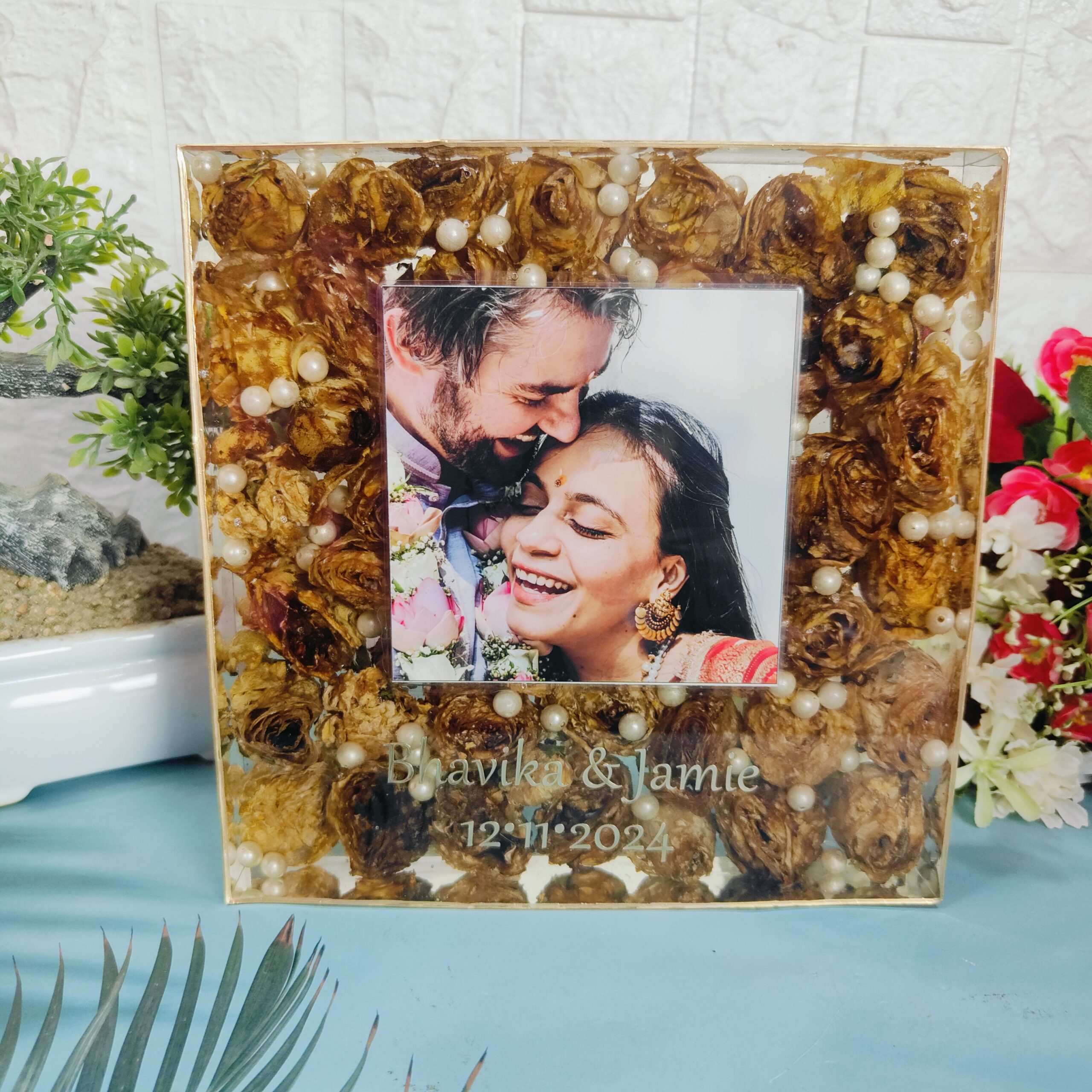 resin wedding memory keepsake