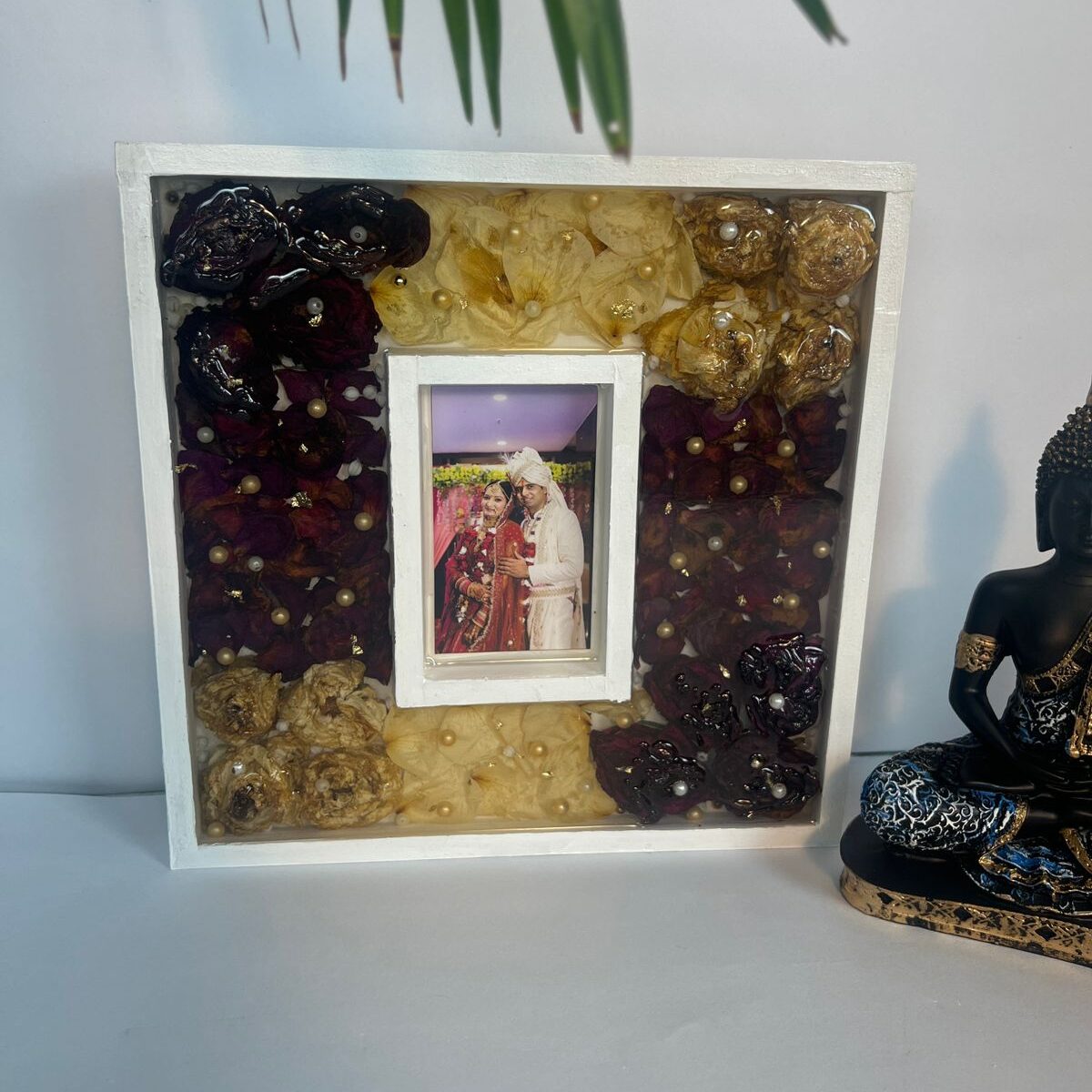 Wedding flowers in resin