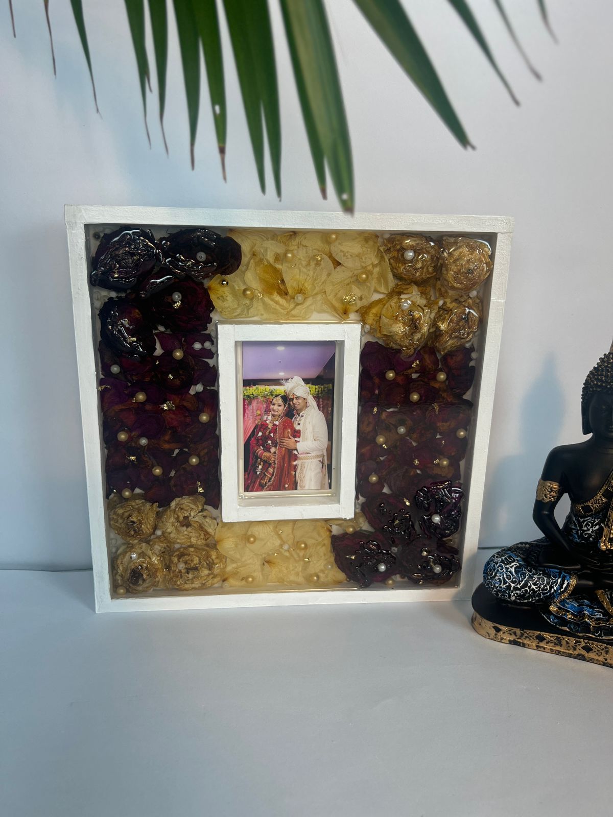 Wedding flowers in resin