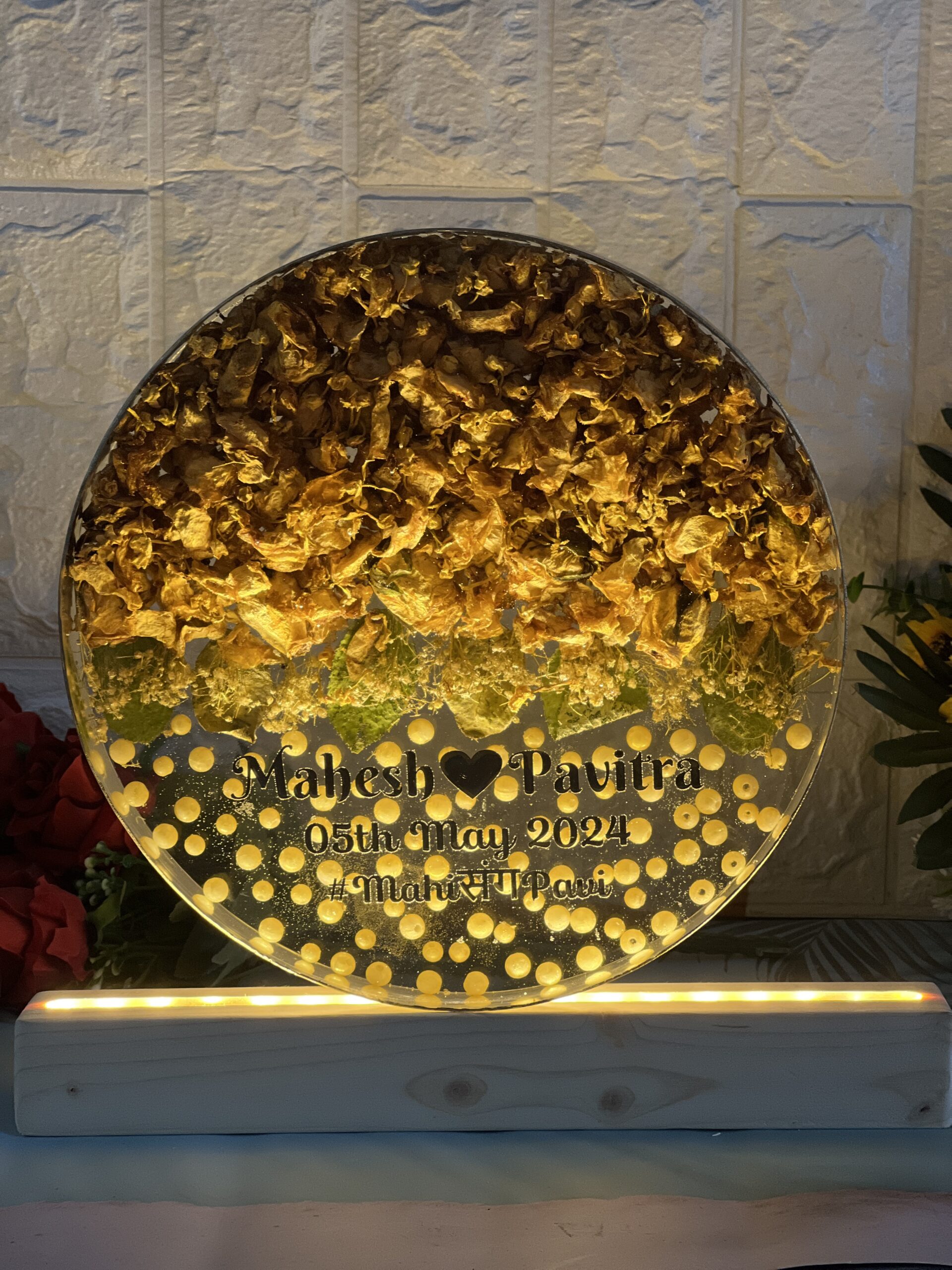 Wedding memory frame