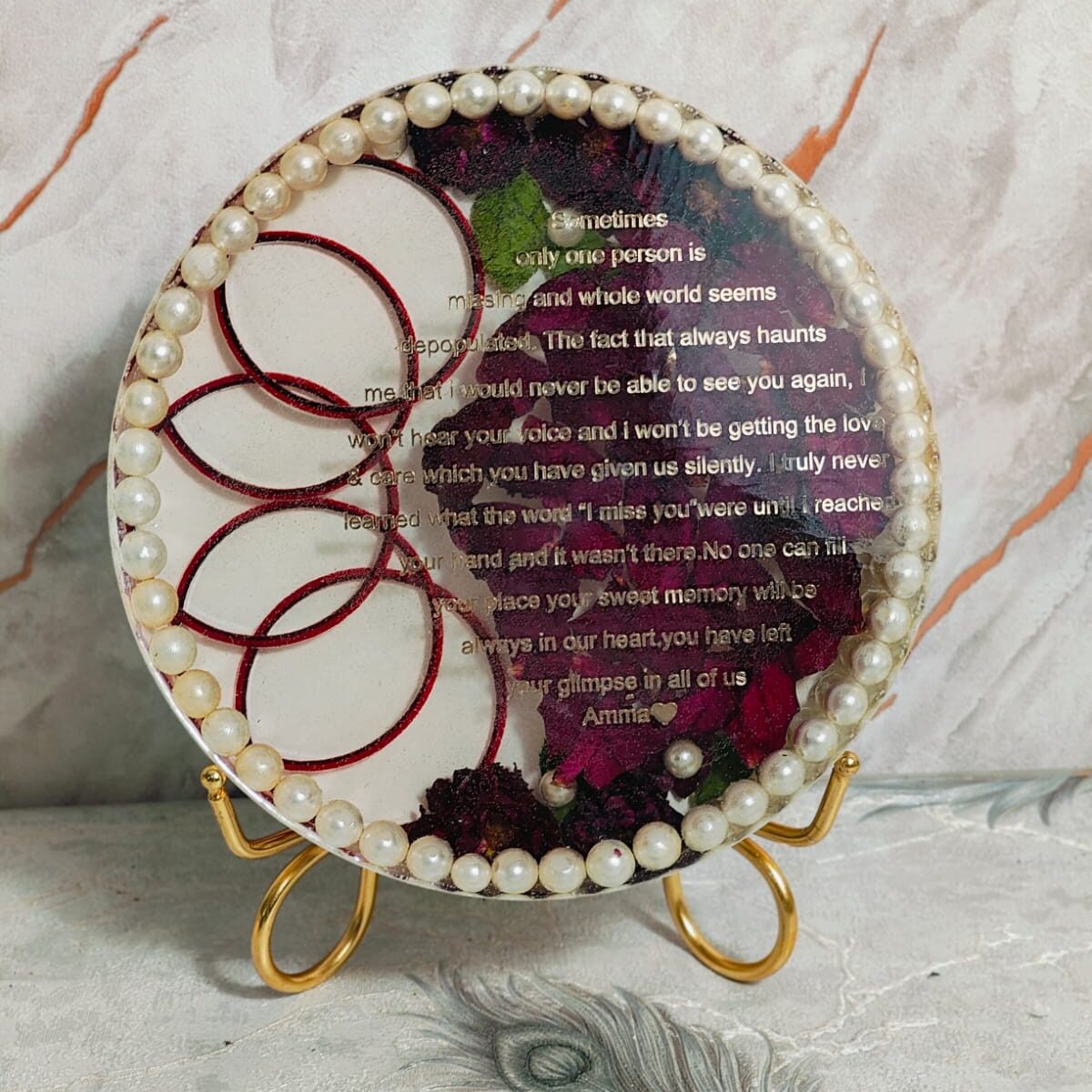 flower preservation in resin