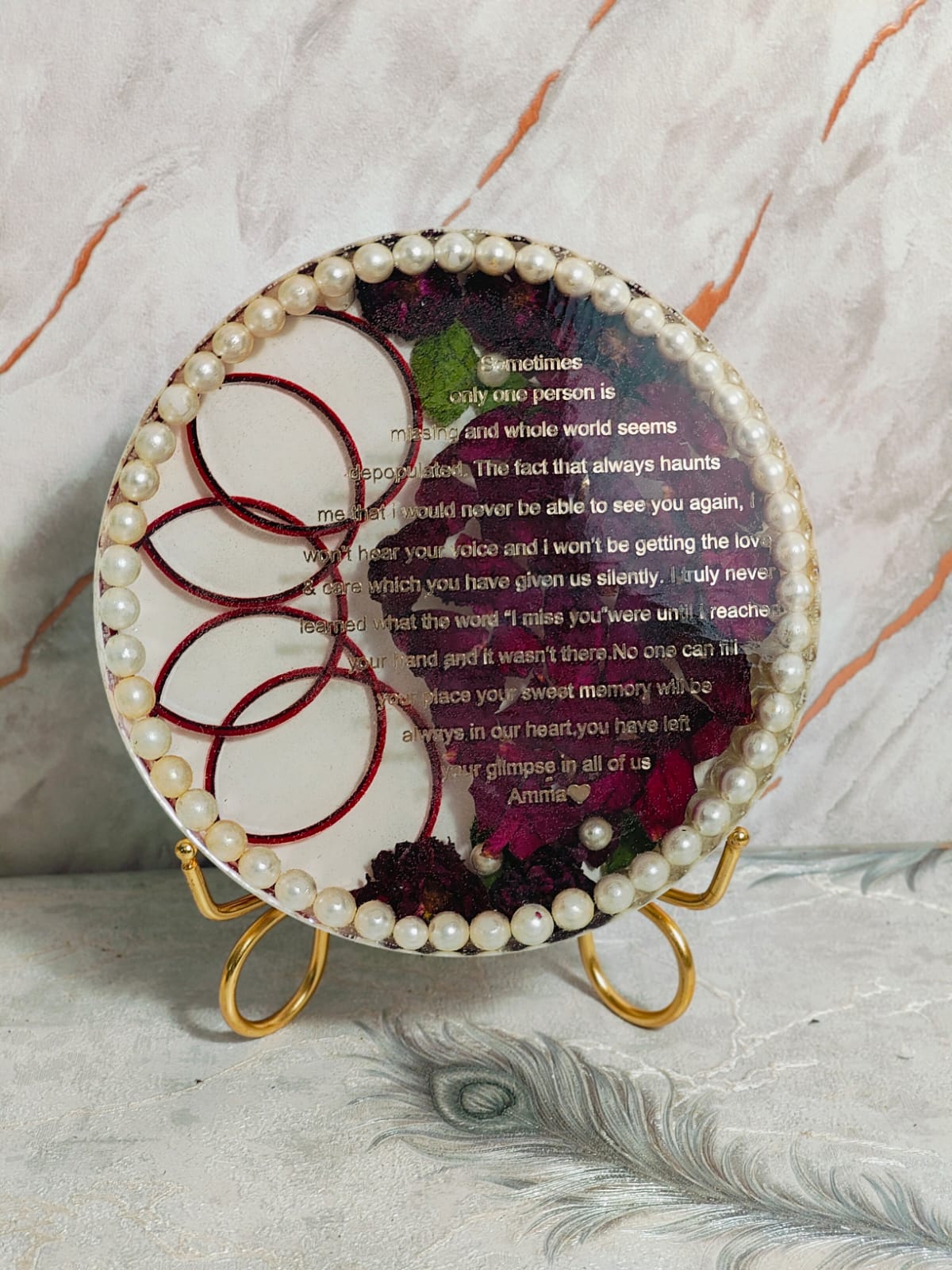 flower preservation in resin
