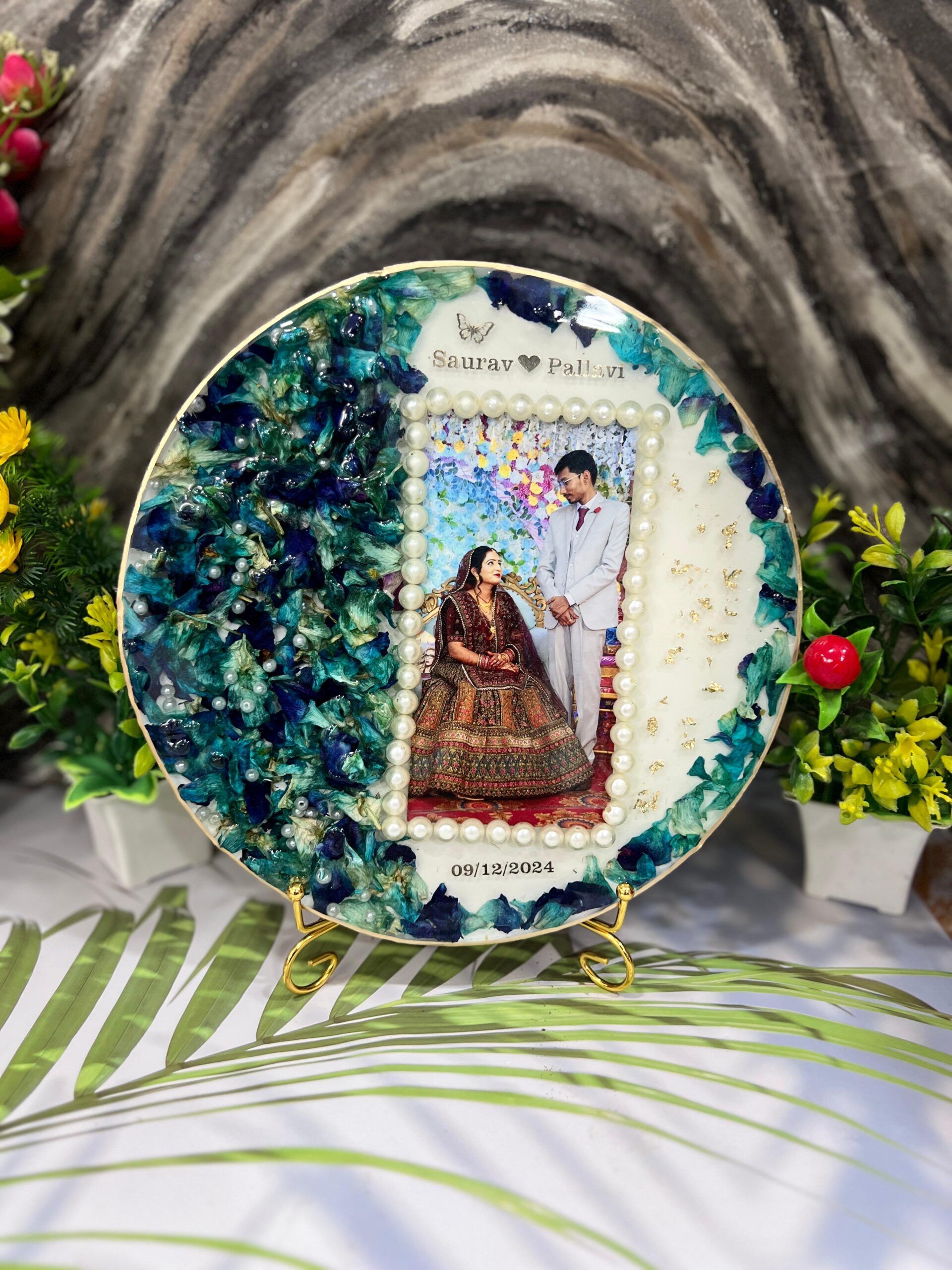 wedding flowers & photo preservation in resin