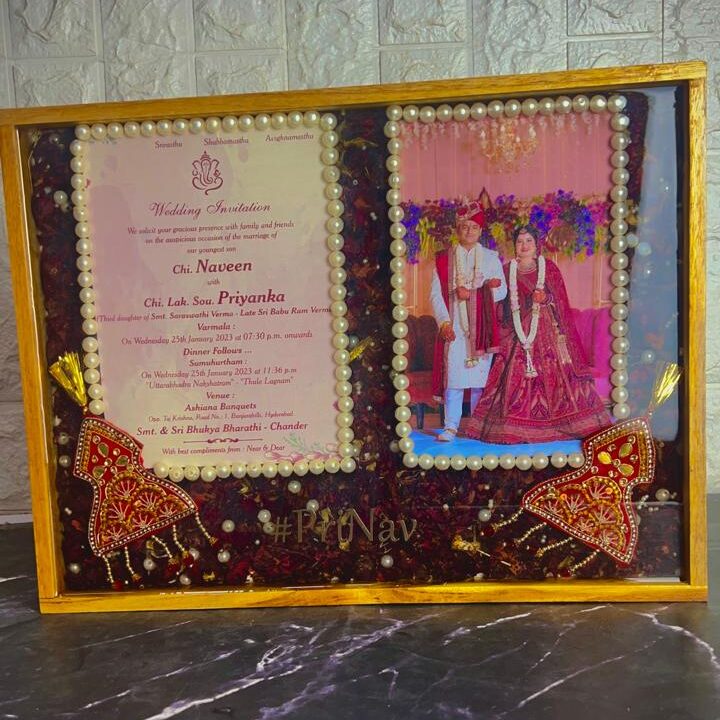 wedding memory preservation frame