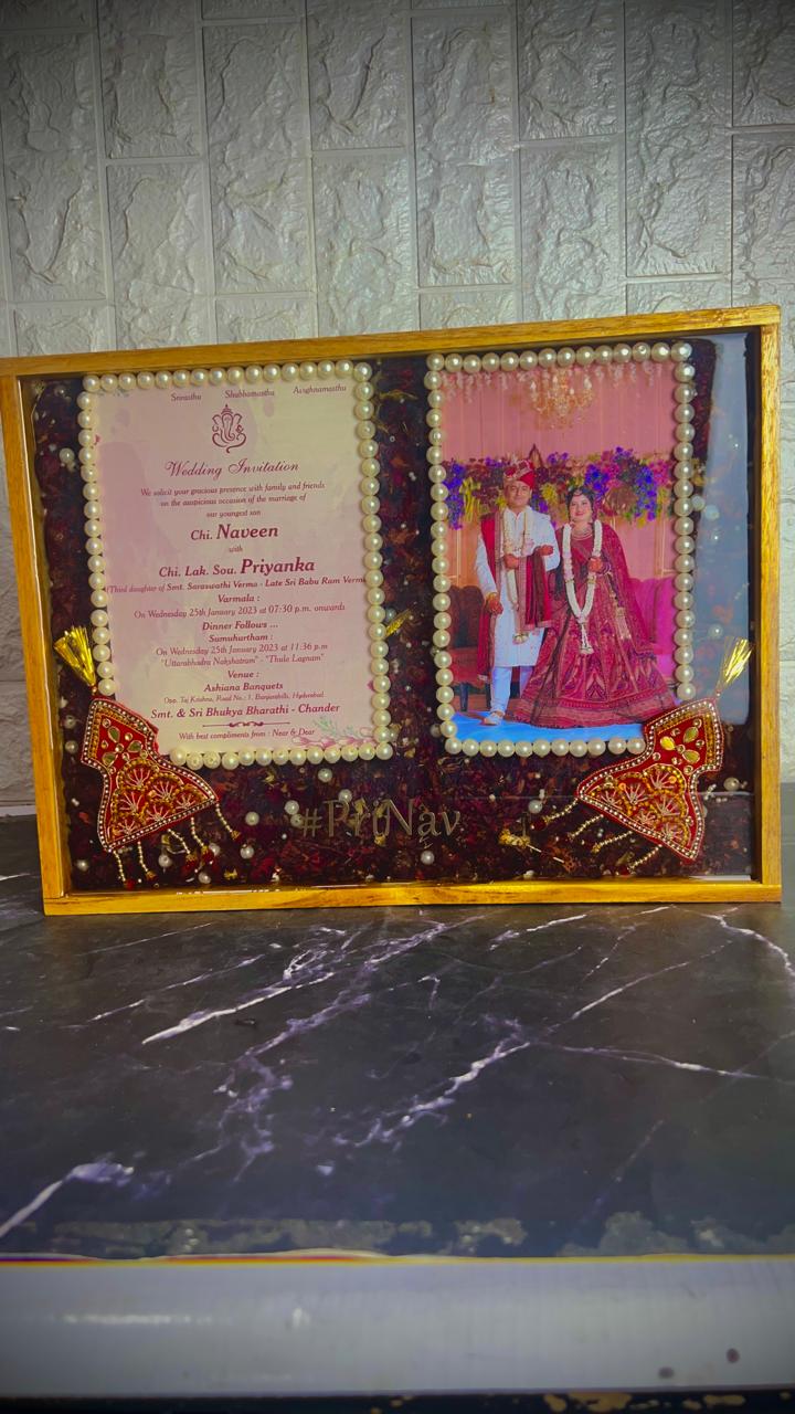 wedding memory preservation frame