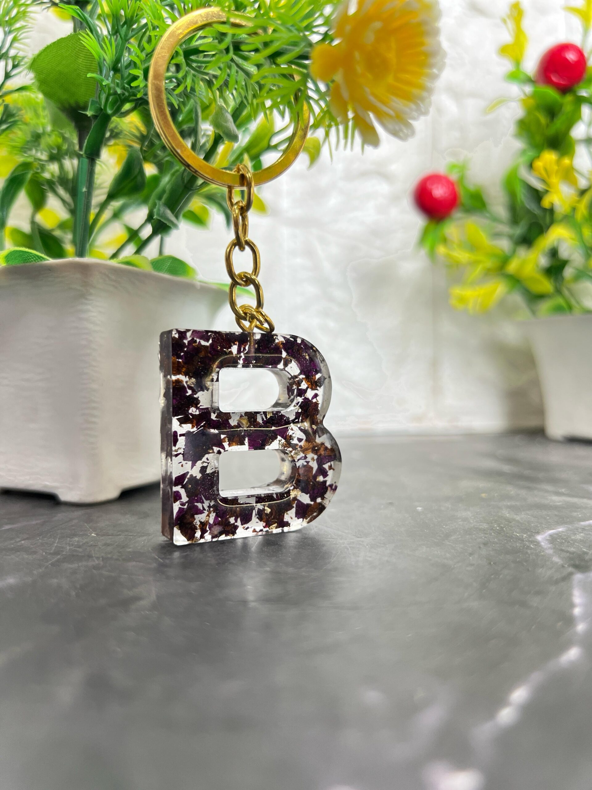 handmade resin keychains
