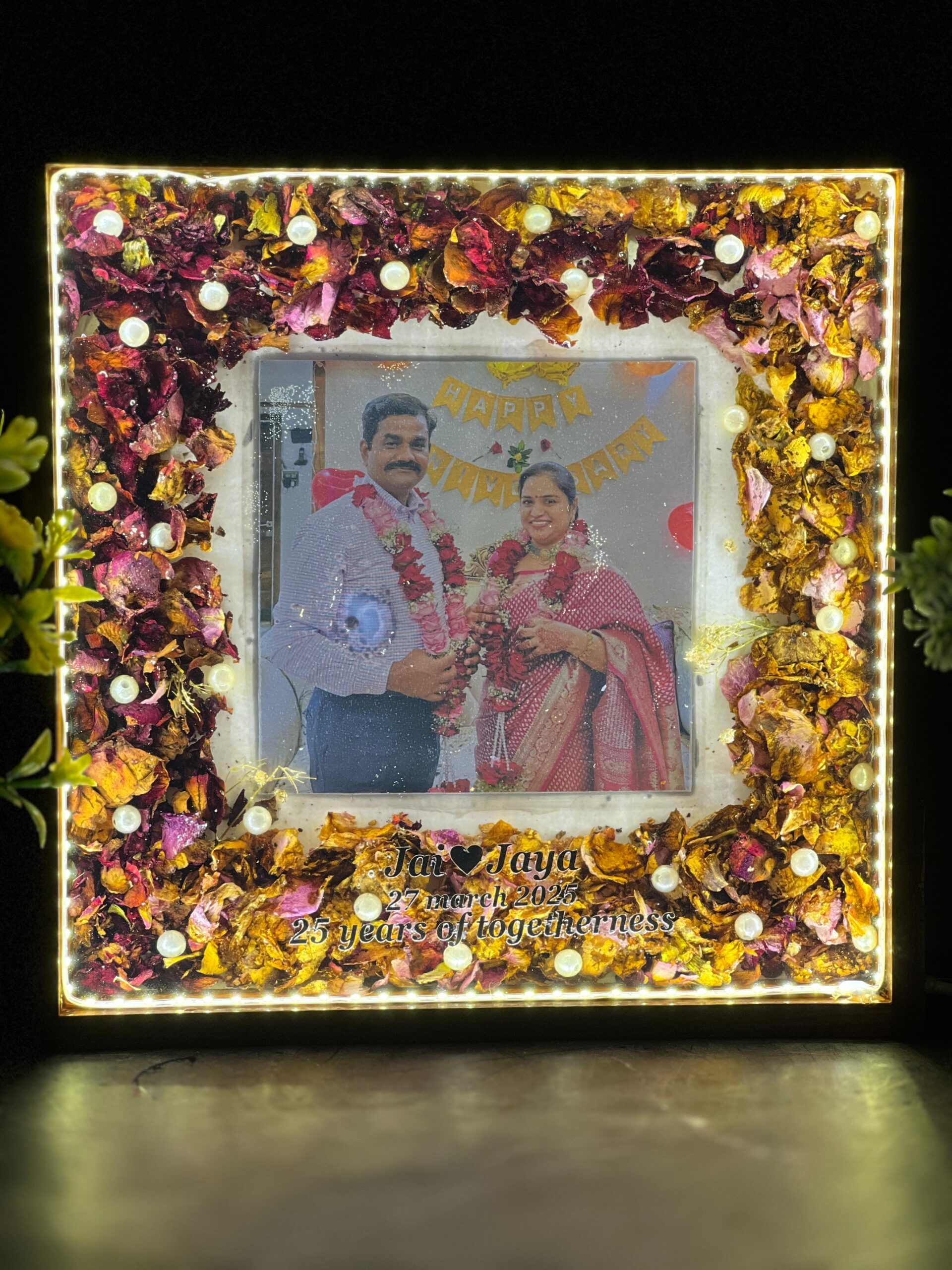 Flower preservation in resin