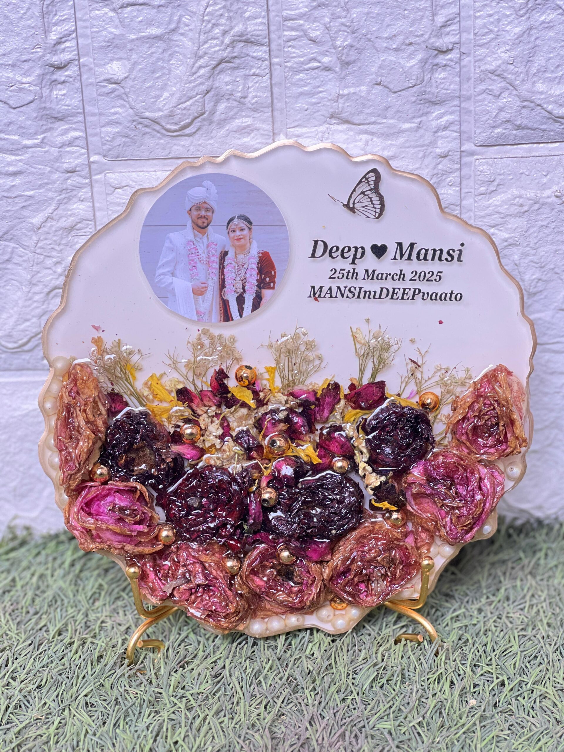 anniversary gift varmala frame
