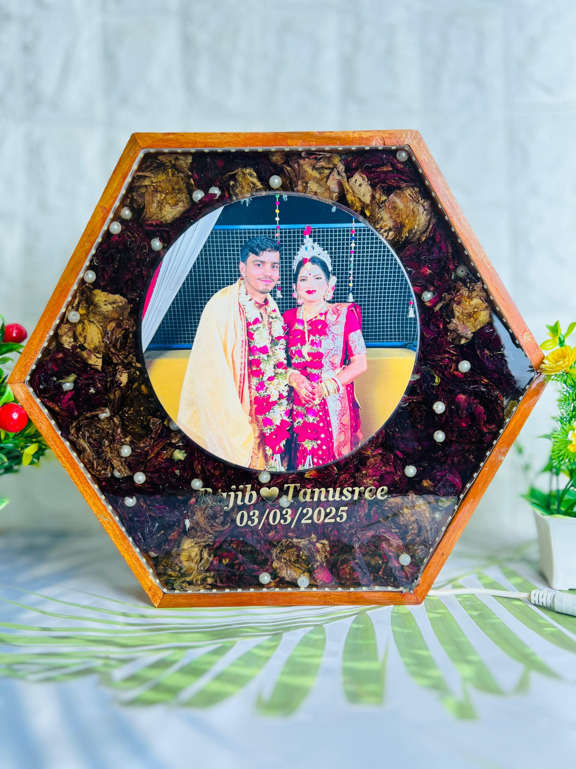 wedding varmala photo frame