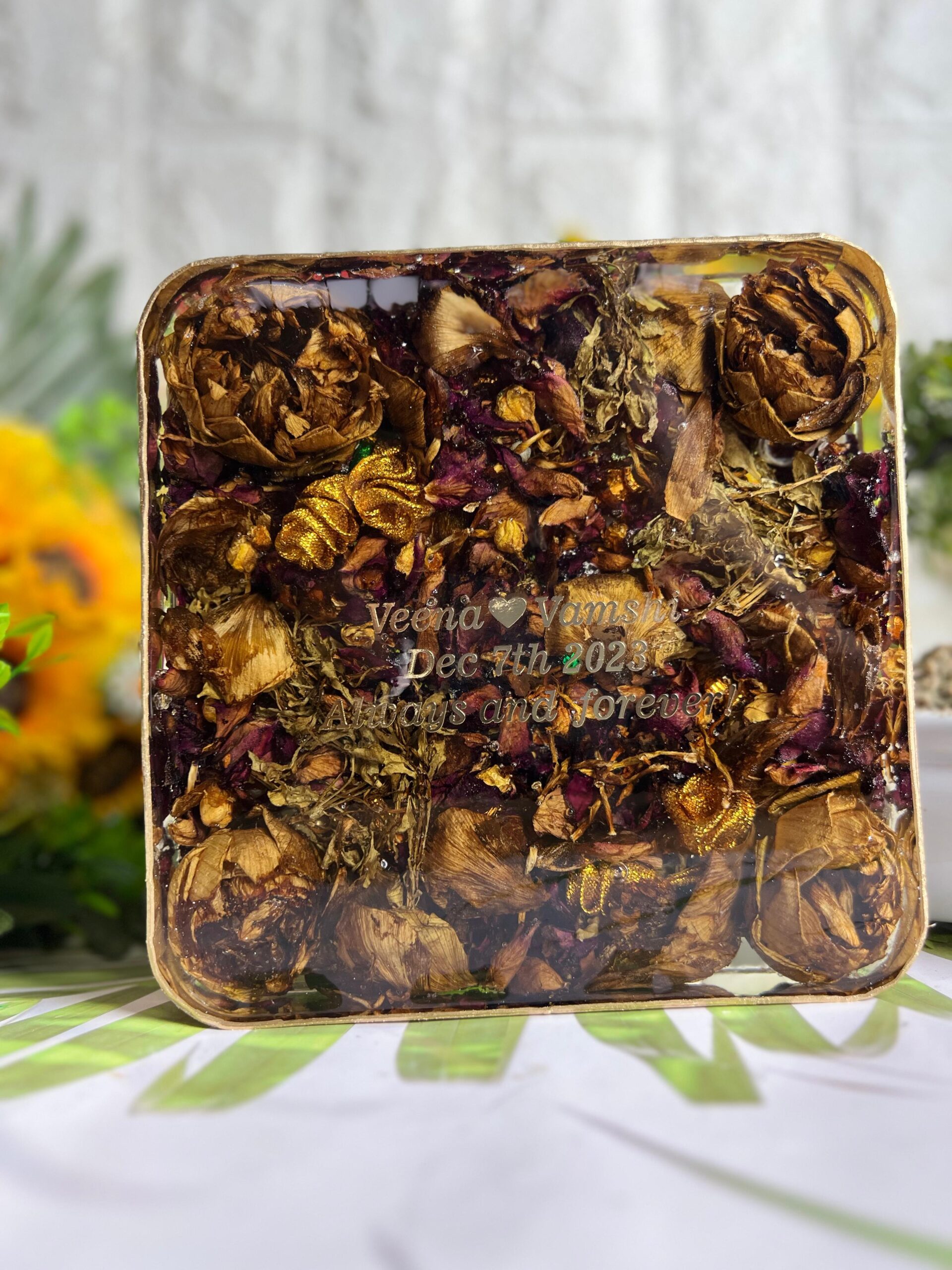 epoxy resin photo frame