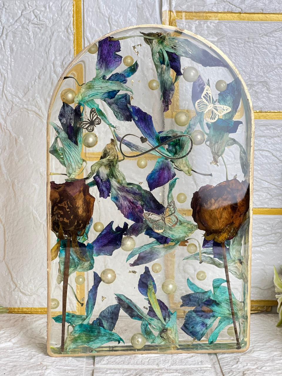 marriage flower frame