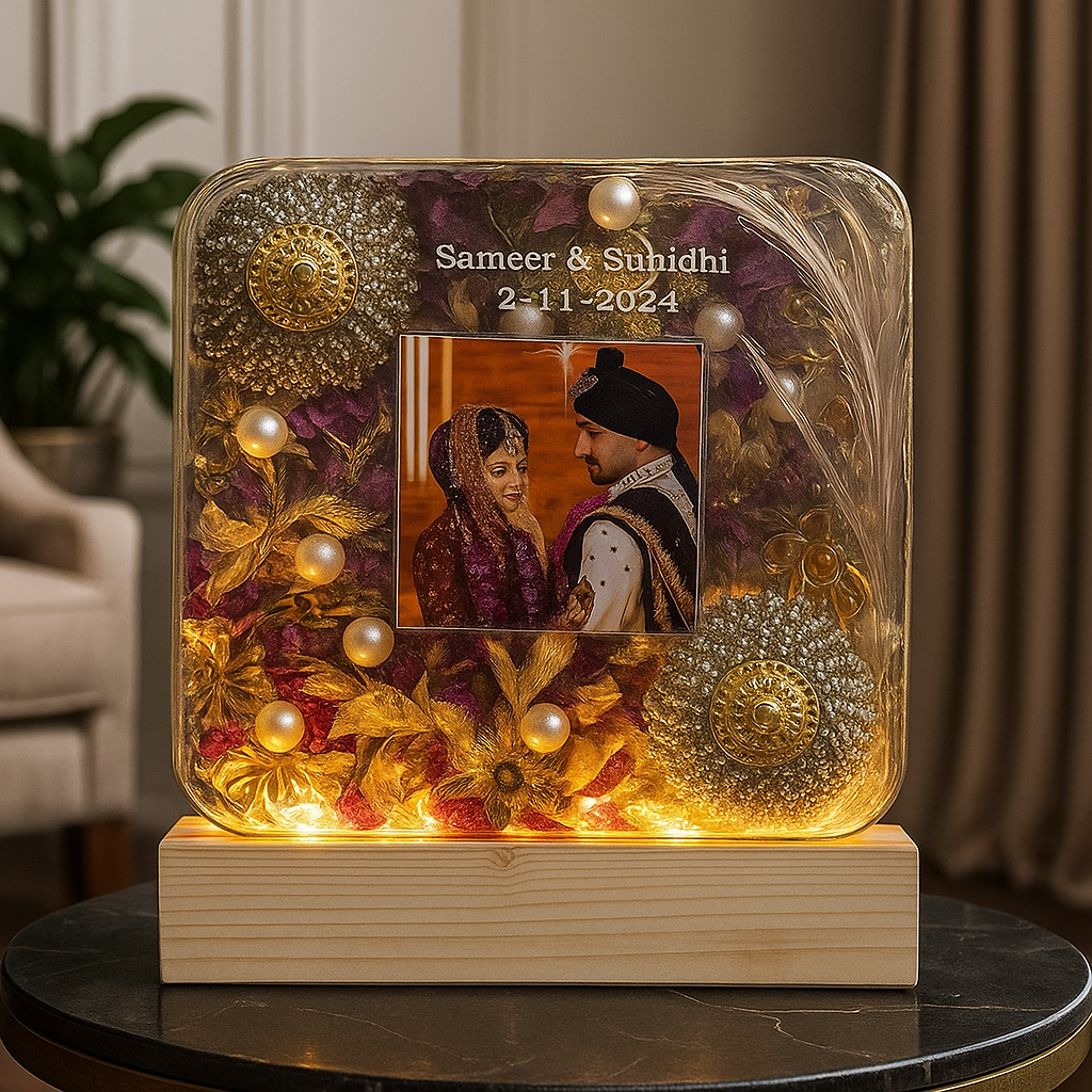 Varmala Preservation in Resin Frame | Resin Art