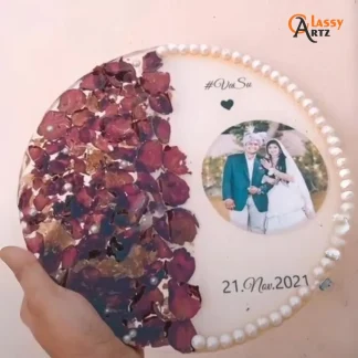 Resin Varmala Preserved Unique Wedding Keepsake