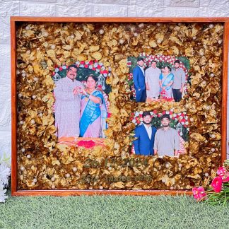 Wedding Anniversary Memory Preserved Resin Keepsake (15by18- Inch)