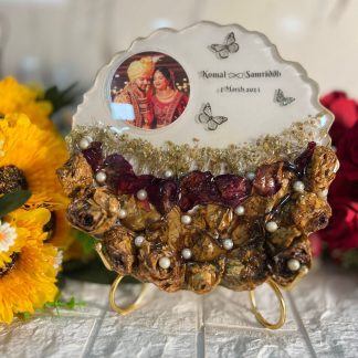 Wedding Flower Preservation in ( 8) Inch Resin Frame
