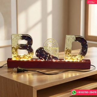Varmala Preservation Name Initials LED Lamp