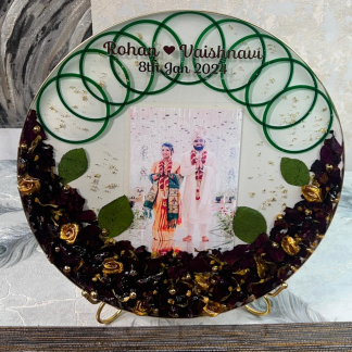 Bangle Preservation with Varmala | Resin Frame (12 Inch)