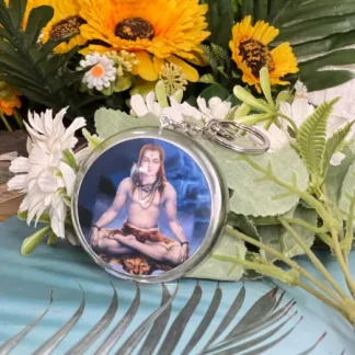 Shivji Double Side Photo Resin Keychain
