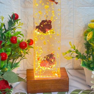 Varmala LED Lamp | Rose Preservation in Resin