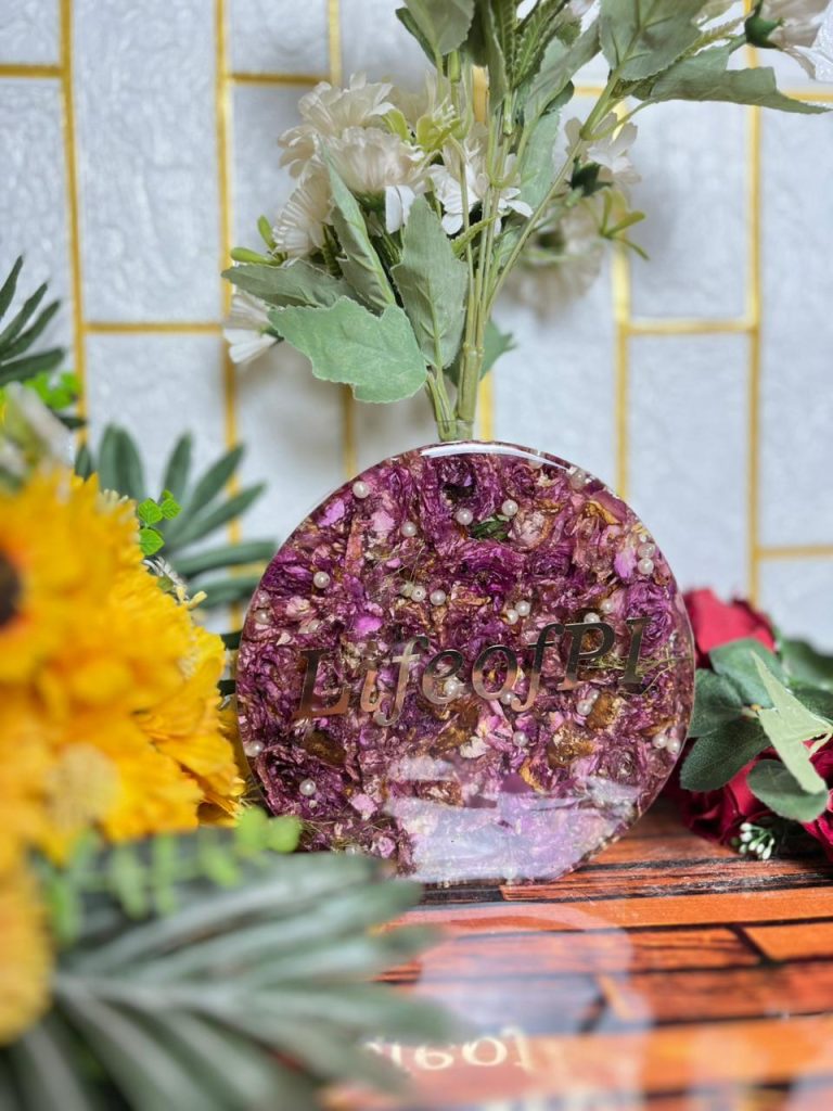 8 Inch Resin Varmala Flower Planter | Wedding Flower Preservation in India