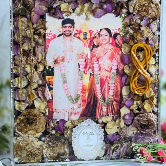 Wedding Memory Preserved Resin Frame ( 11 by 14 ) Inch