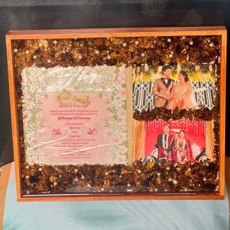 Personalized Wedding Keepsake Resin Frame – ( 15 by 18)-Inch Square
