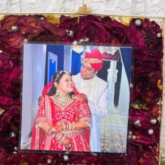 Wedding Mala Preservation | Epoxy Resin Photo Frame