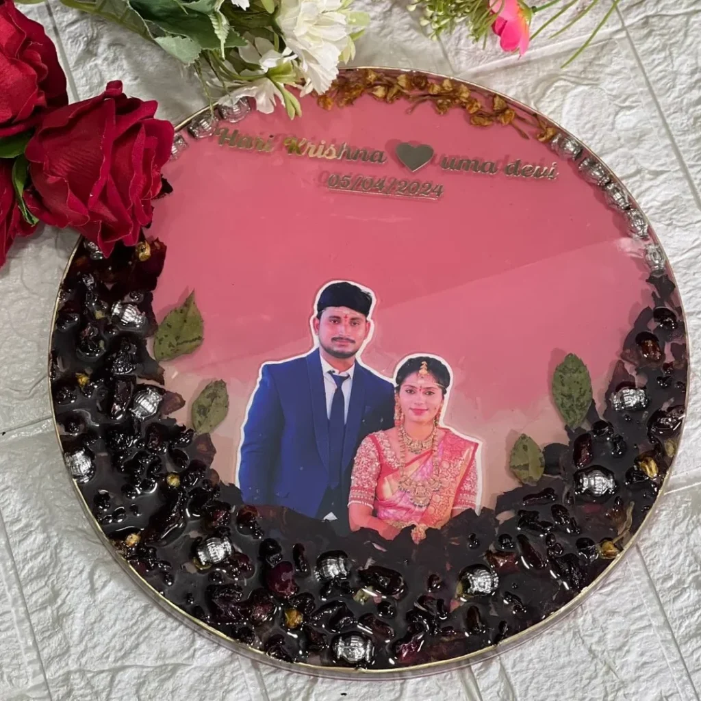 Varmala Preserve Latest Resin Frame ( 10 inch )