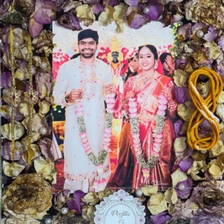 Wedding Memory Preserved Resin Frame ( 11 by 14 ) Inch