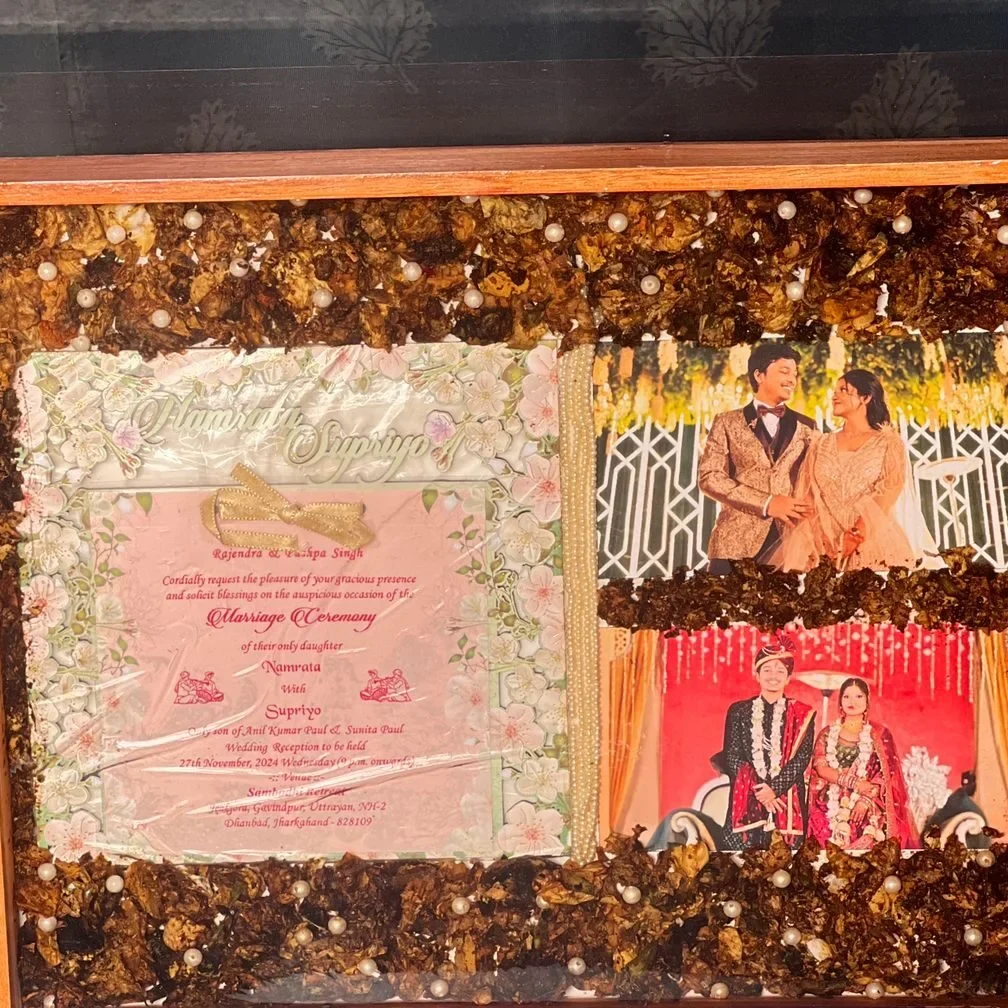 Personalized Wedding Keepsake Resin Frame – ( 15 by 18)-Inch Square